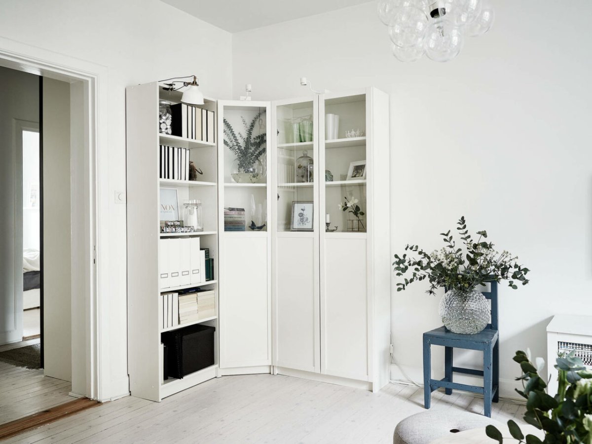 Угловой стеллаж Билли икеа