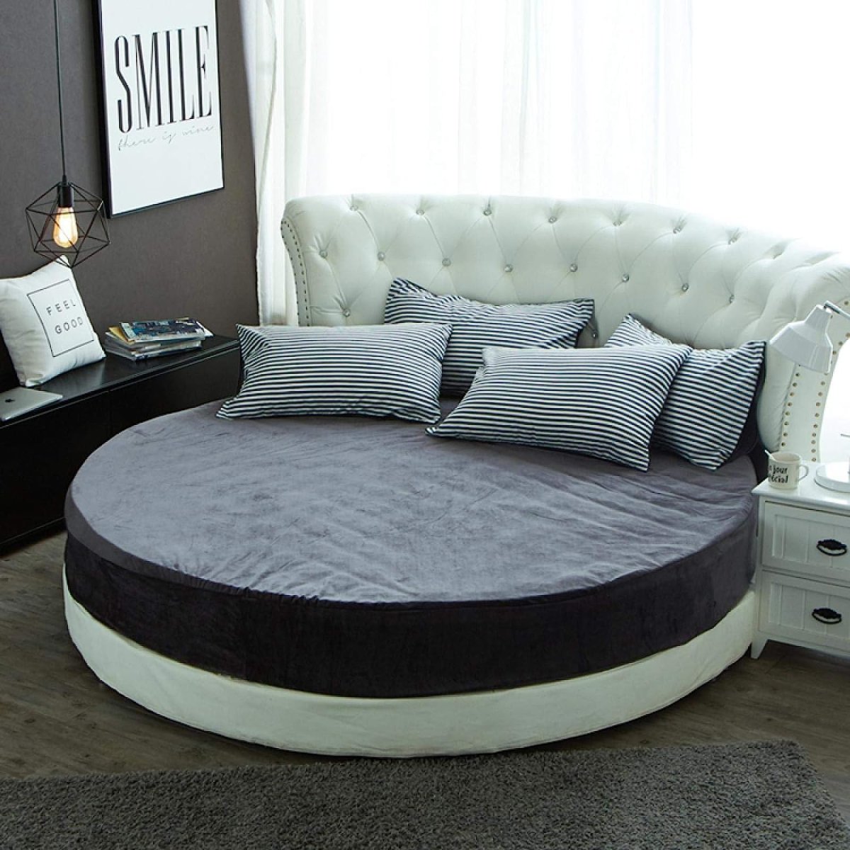 Круглая кровать хофф