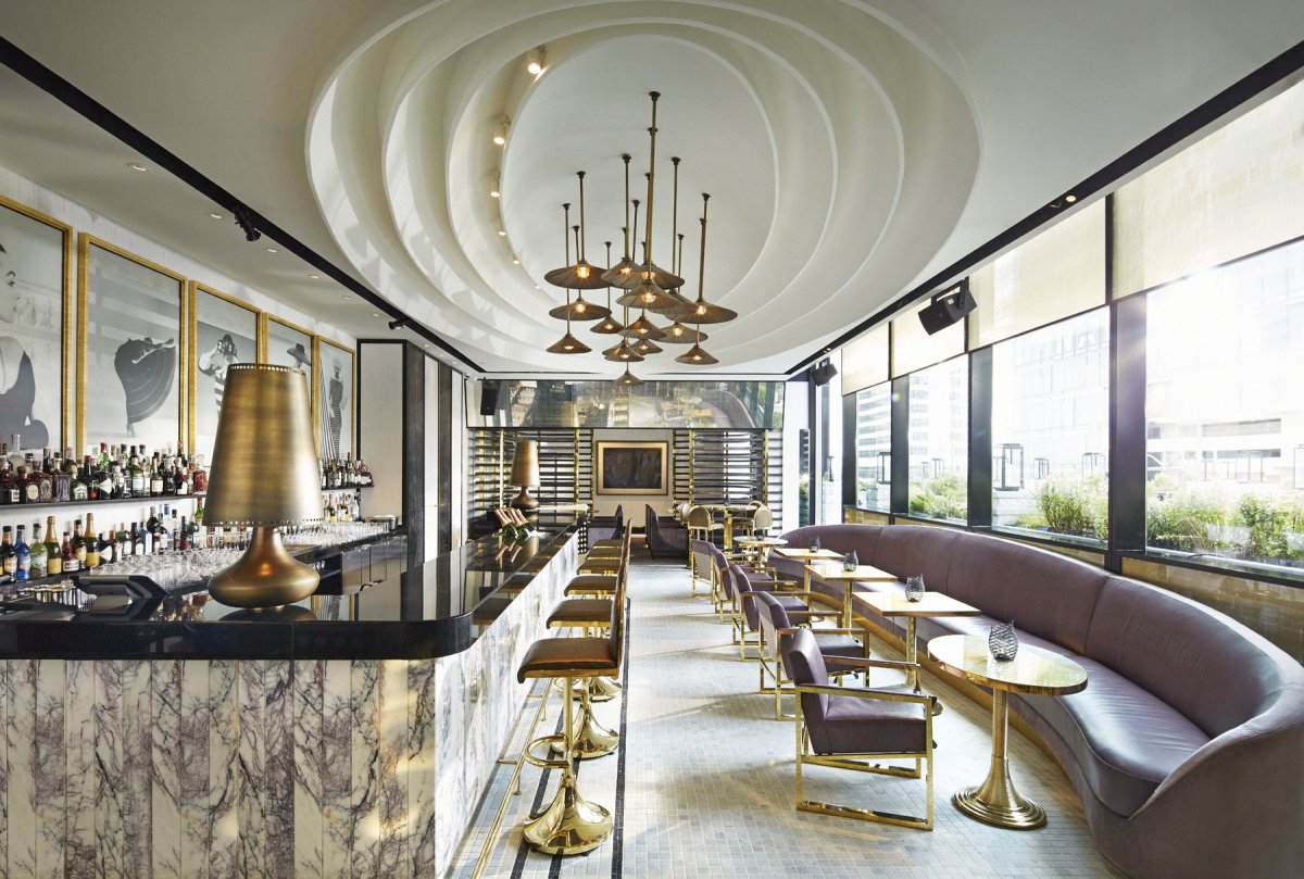 Дэвид Коллинз интерьер ресторана