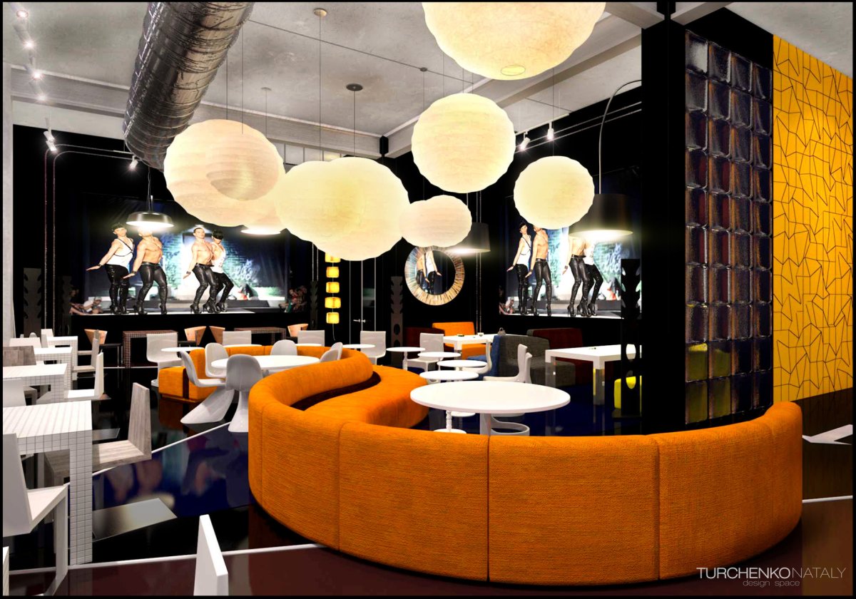 Интерьер арт кафе