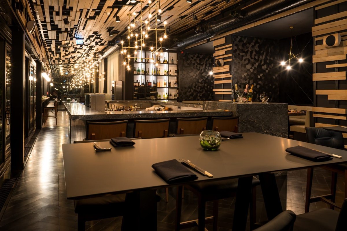 Крутые суши бары интерьер