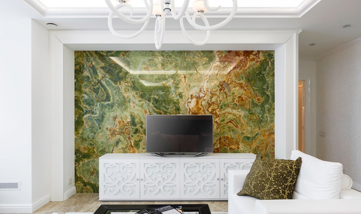 Оникс камень в интерьере