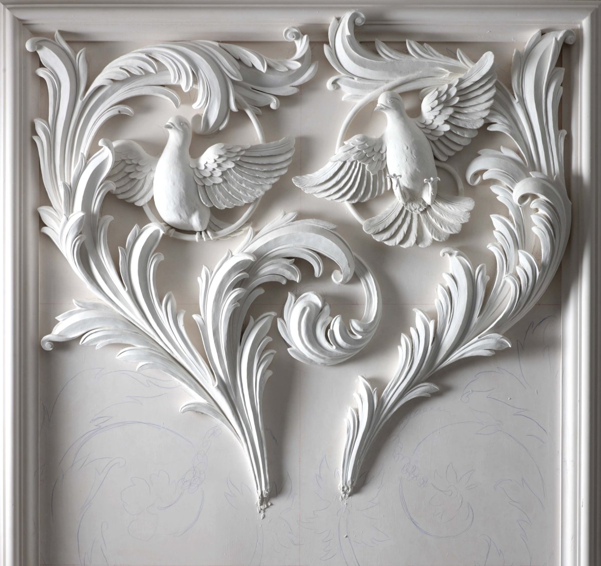 Резная лепнина из гипса