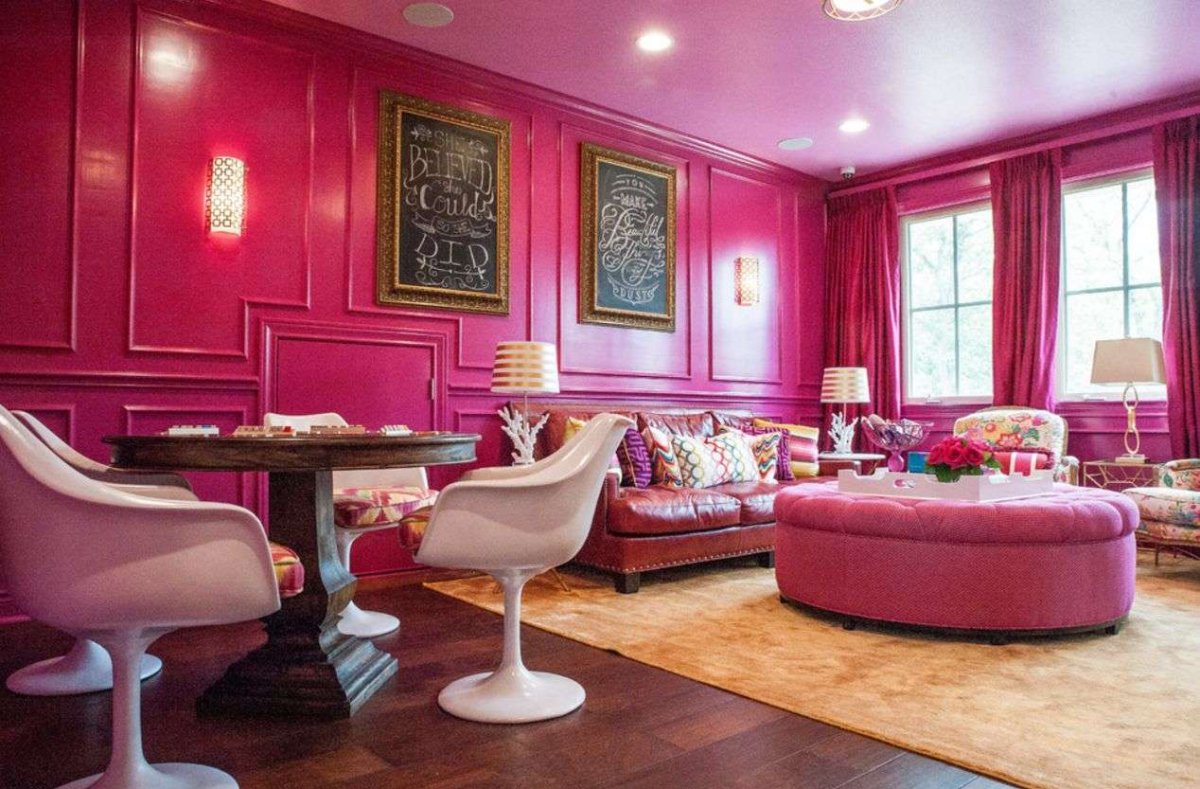 Розовая гостиная