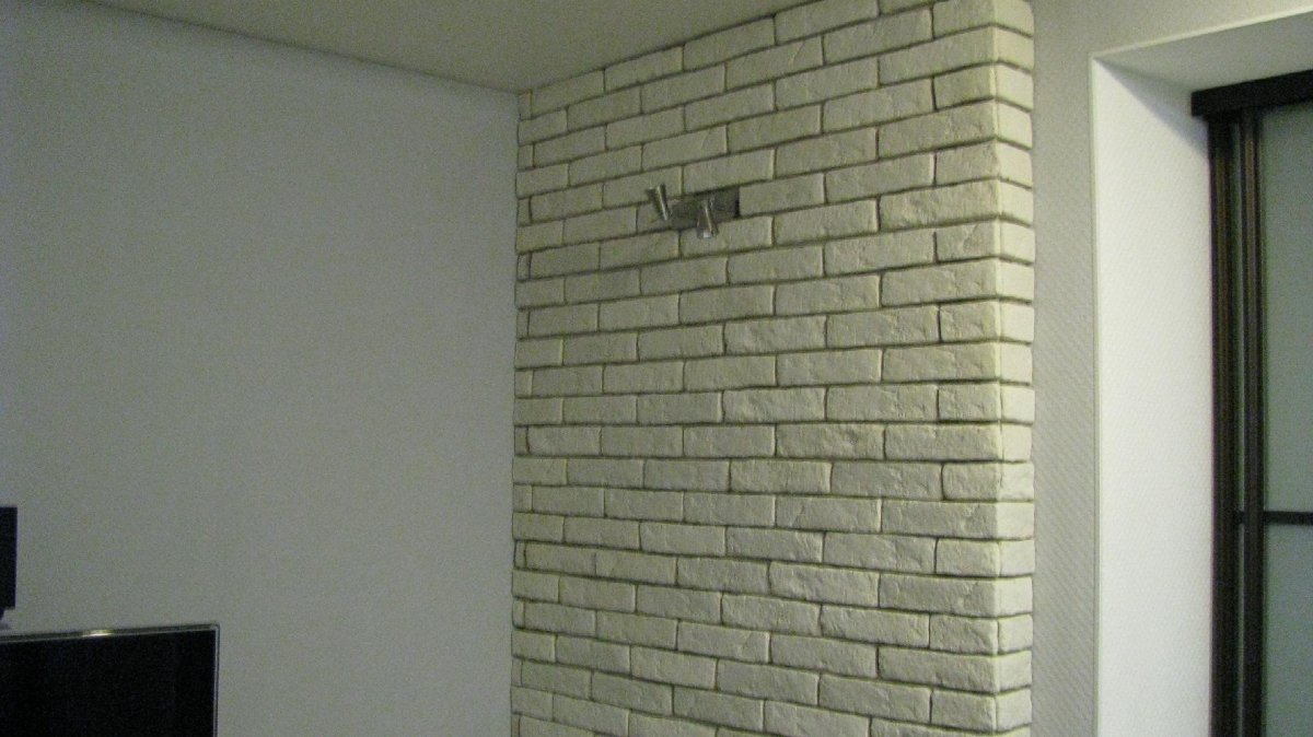 Имитация кирпича из гипсокартона