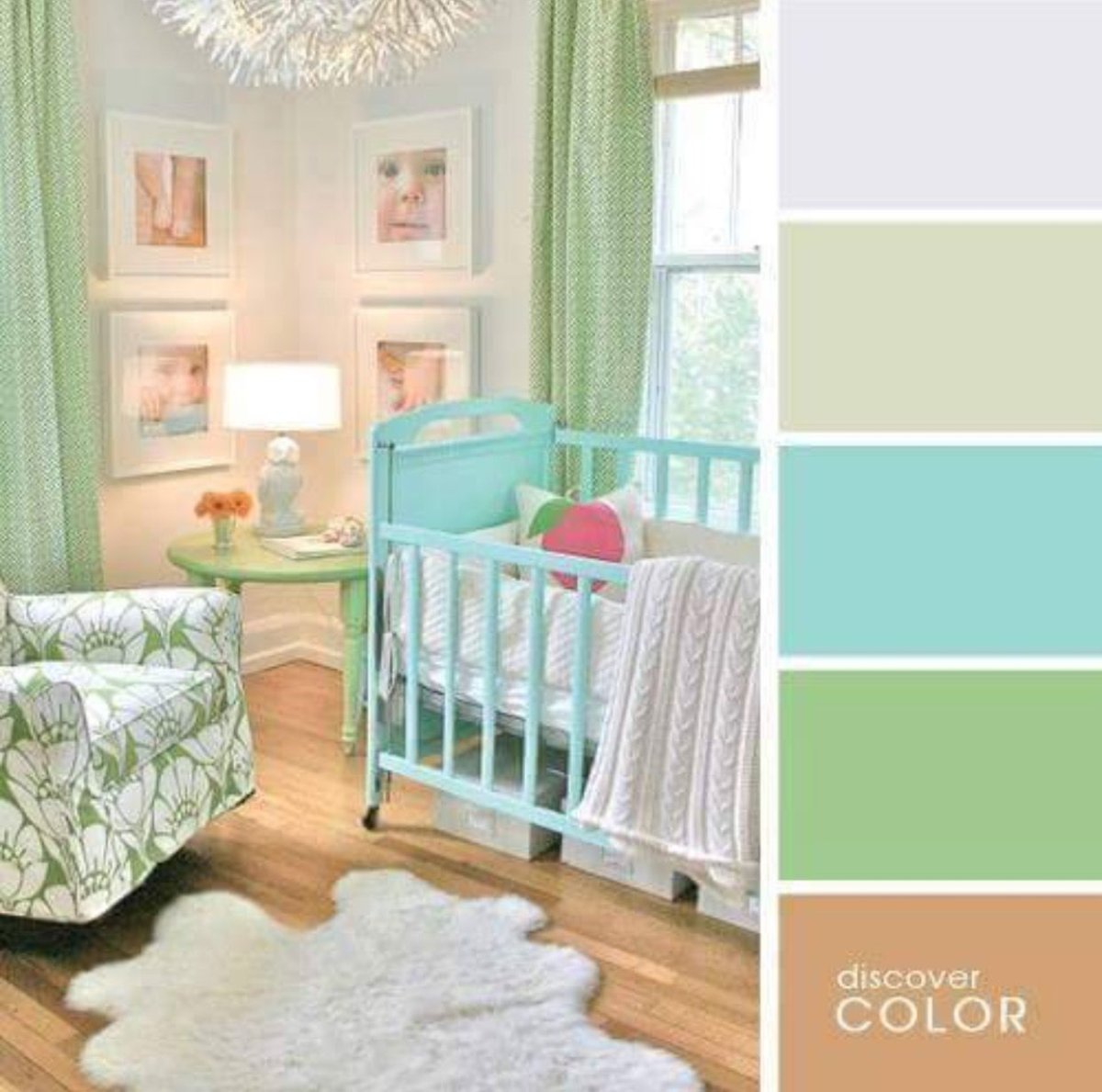 Мятный в интерьере сочетание