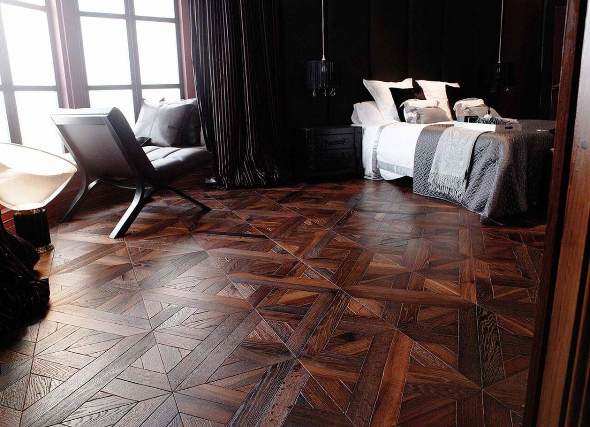 Модульный паркет в интерьере