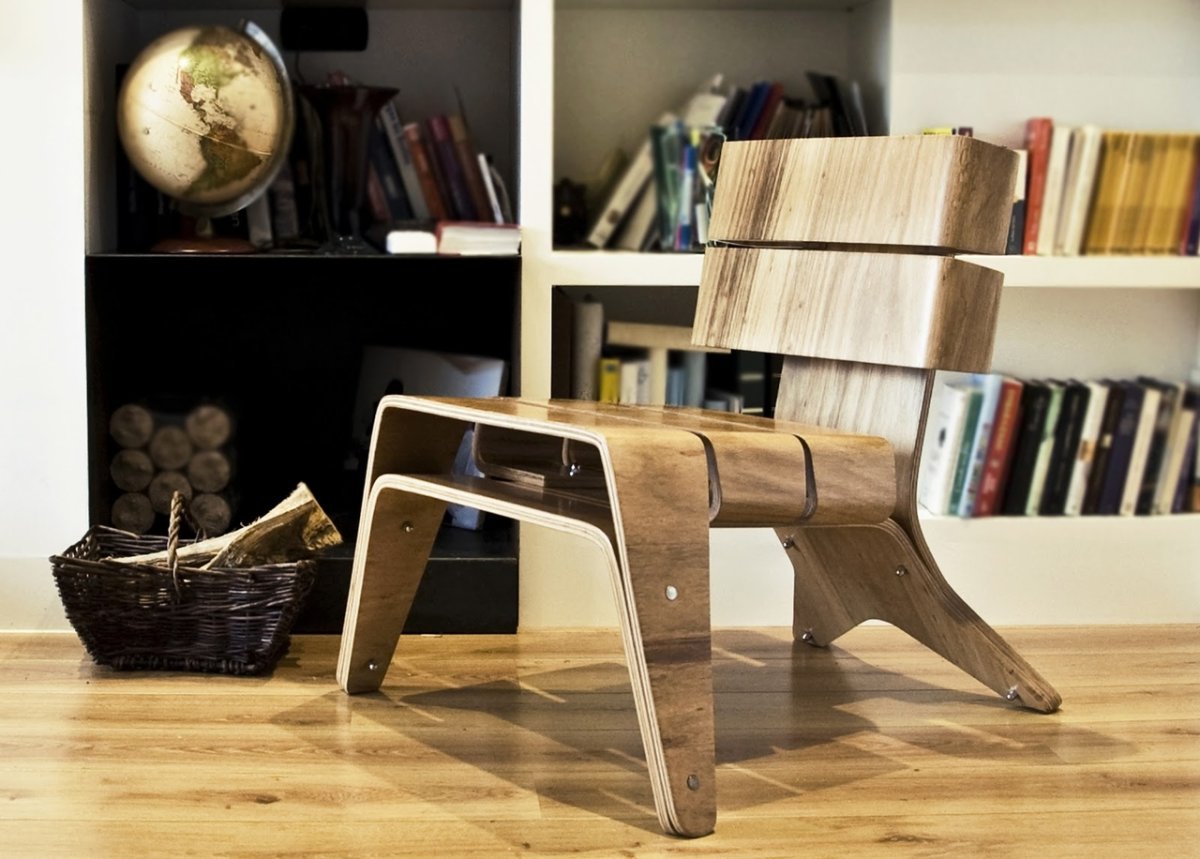 Предметы интерьера из фанеры и дерева