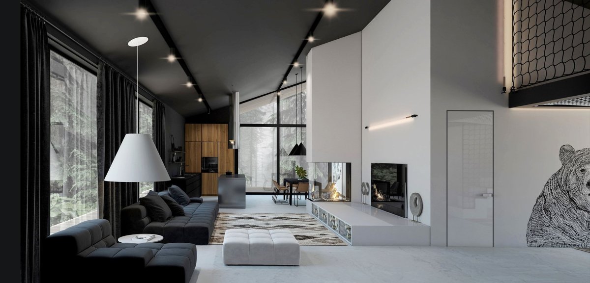 Белый интерьер