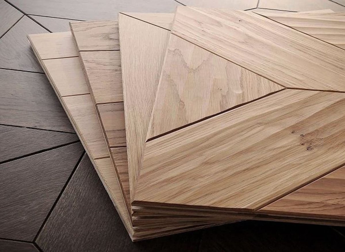 Щитовой модульный паркет