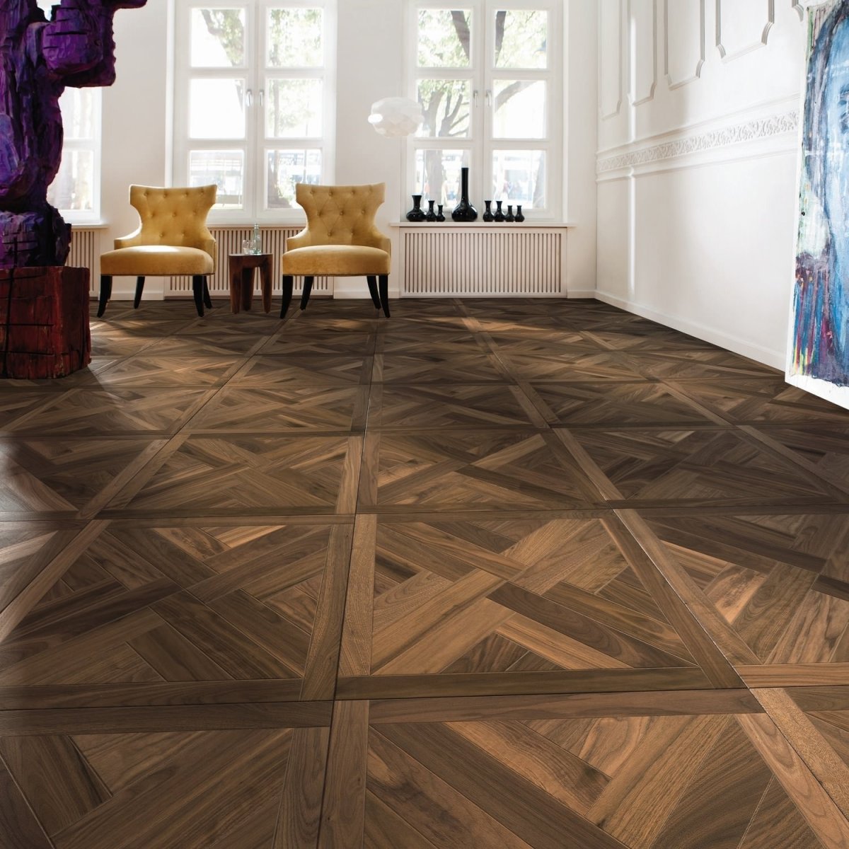 Щитовой модульный паркет