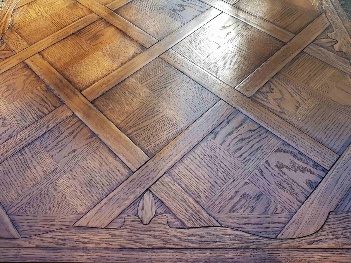 Модульный паркет дуб инженерный №12-90 529*529*15,5 мм