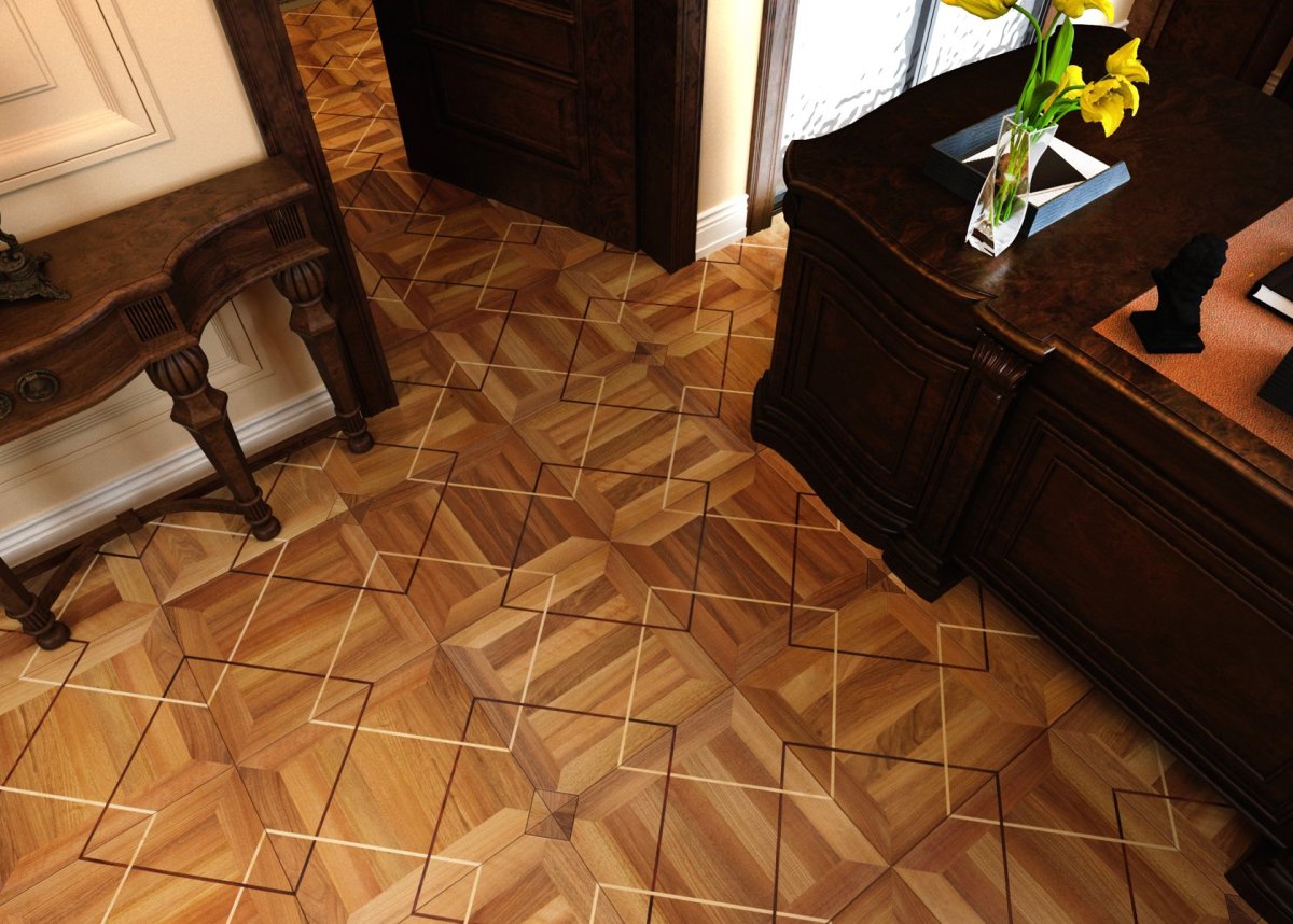 Модульный паркет в интерьере