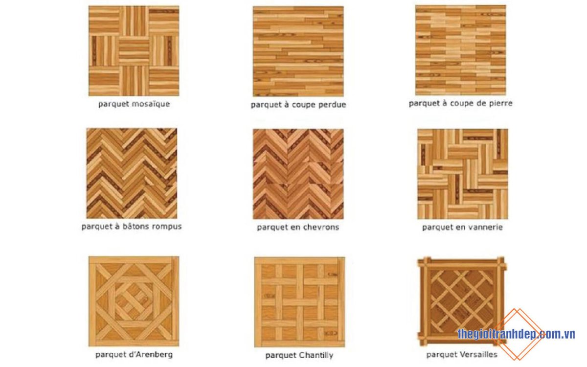 Виды раскладки паркета