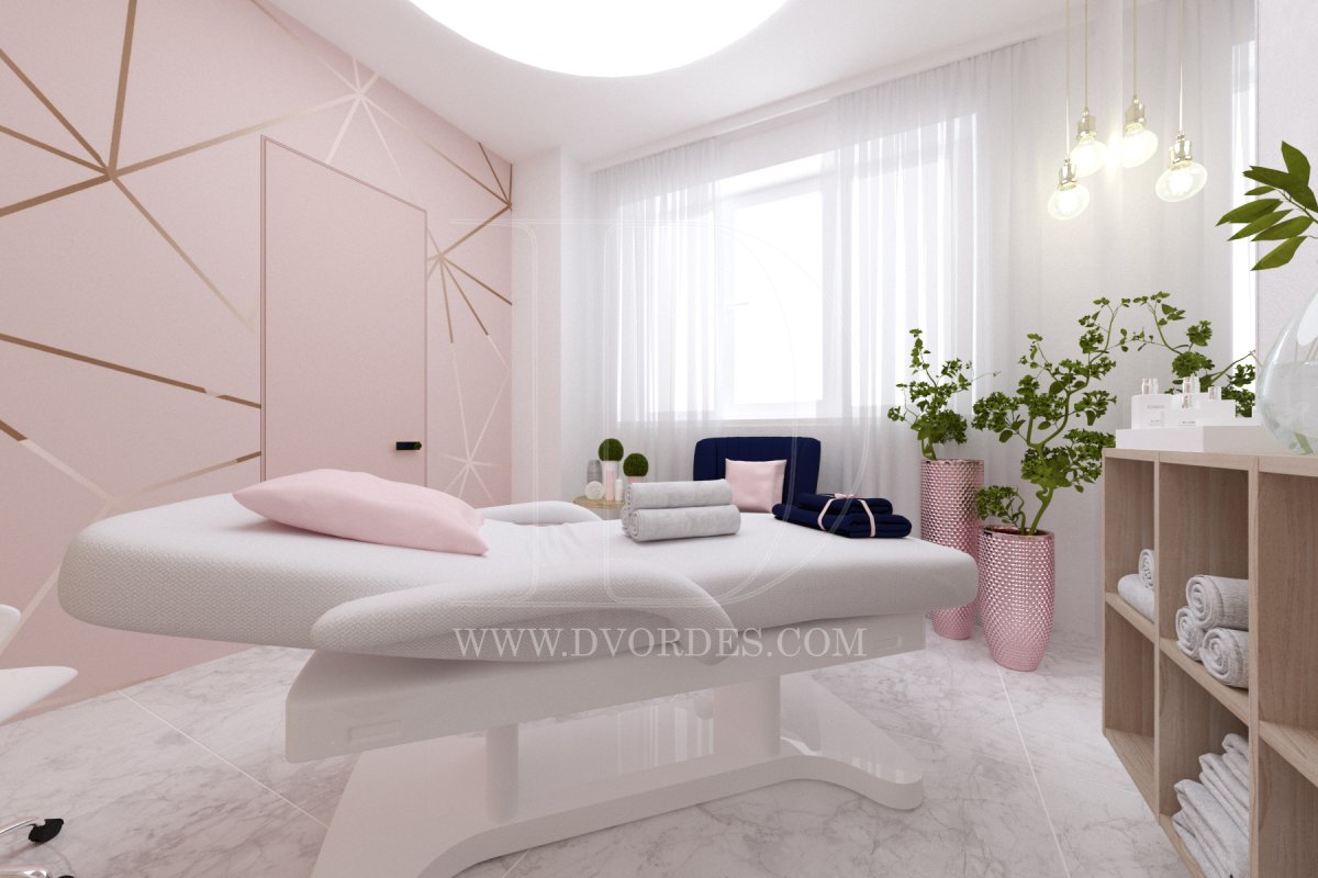 Дизайн кабинета косметолога в салоне