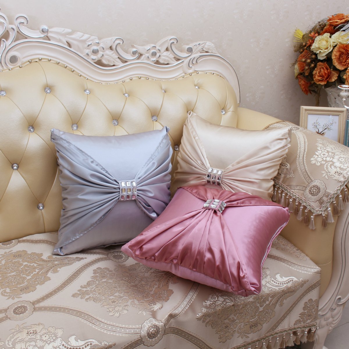Красивые декоративные подушки
