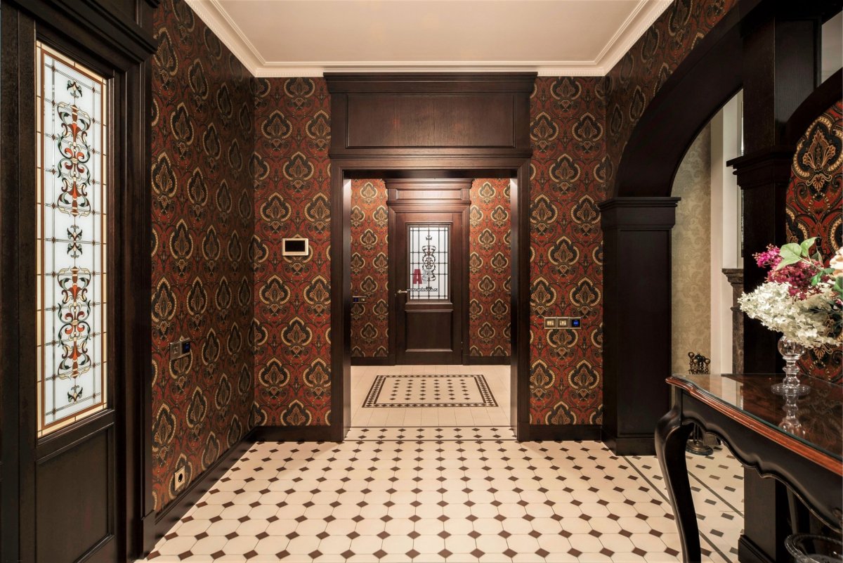 Метлахская плитка в церквях коридор 19 века