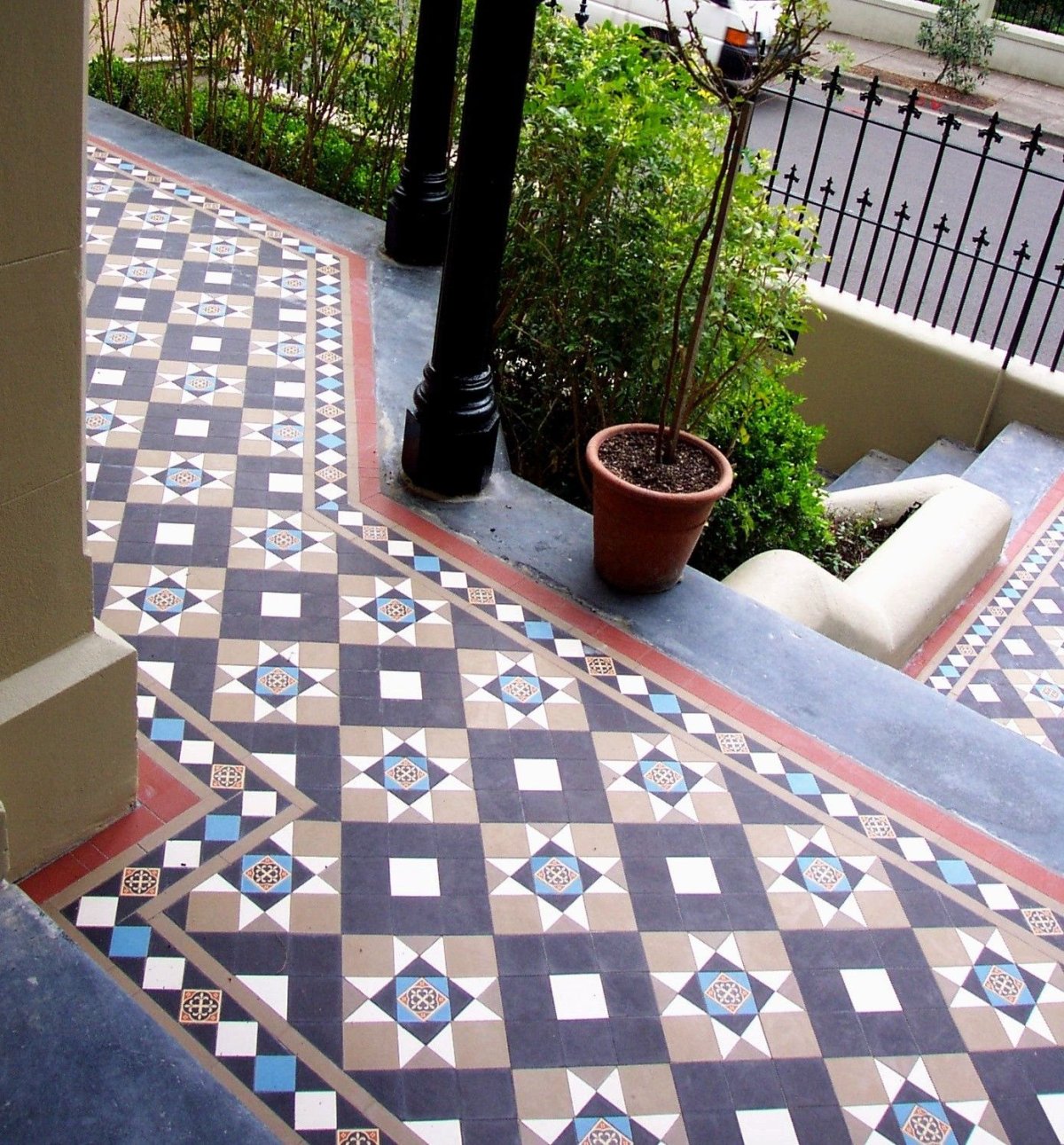 Тротуарная метлахская плитка