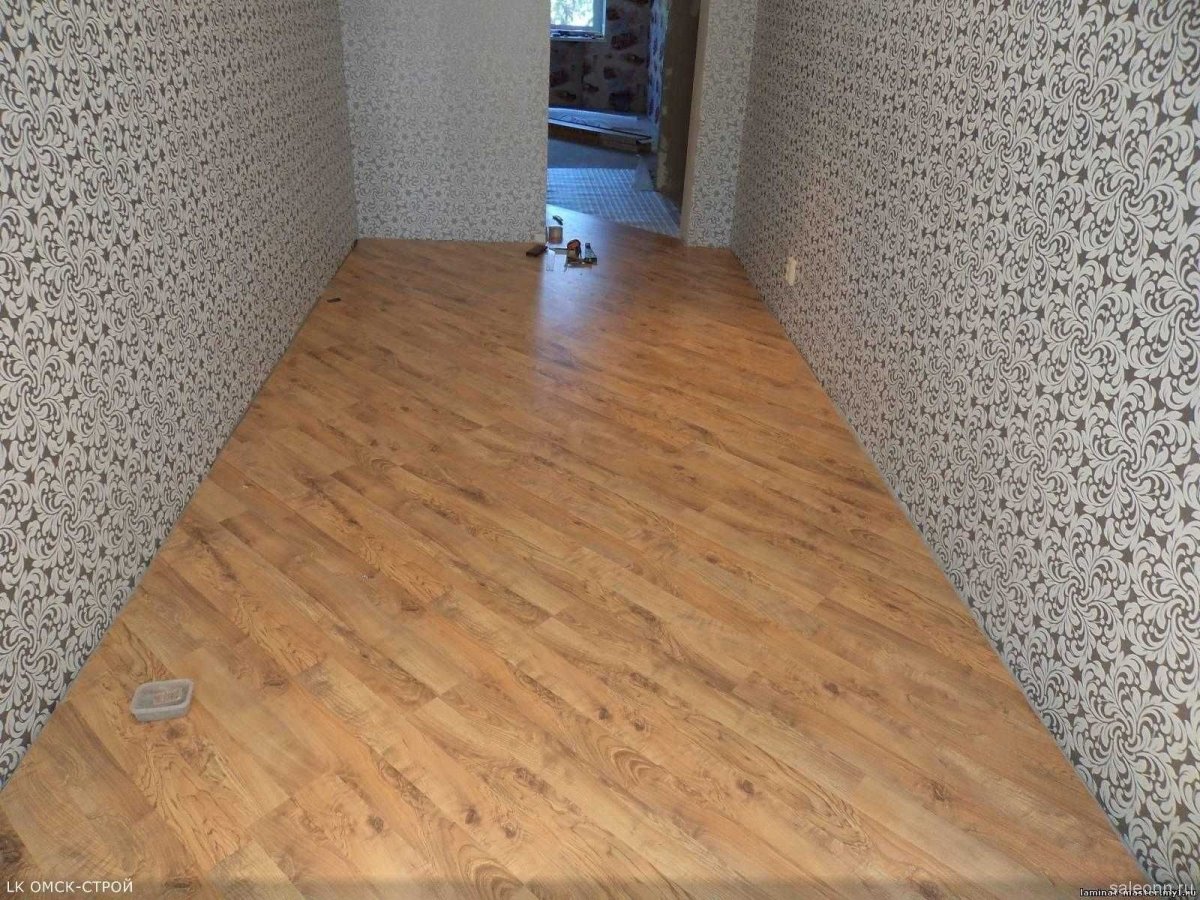 Укладка ламината по дивгонал