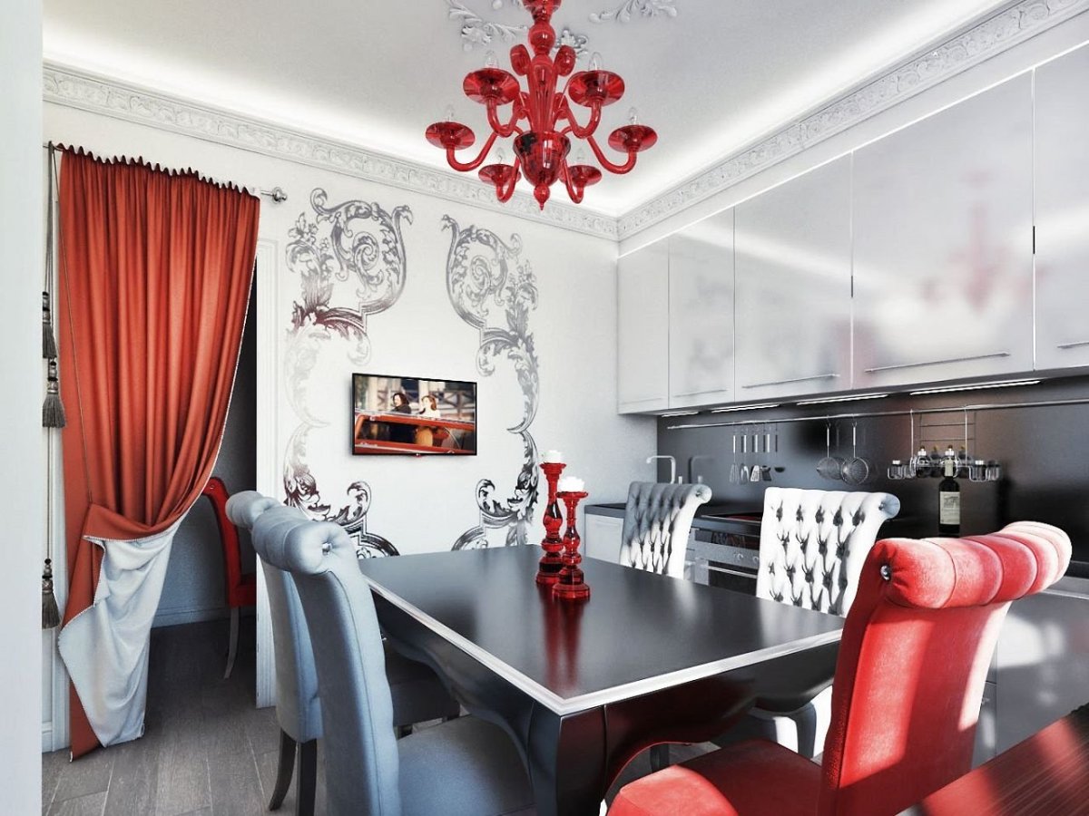 АРТДЕКО стиль интерьер кухни