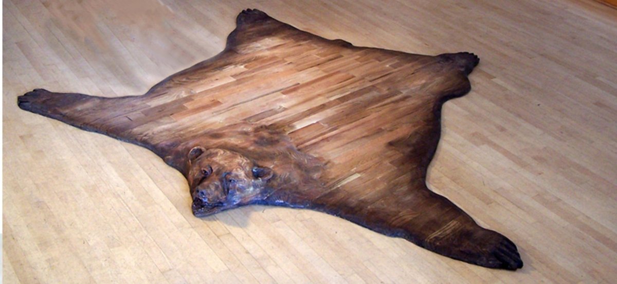 Деревянная шкура медведя