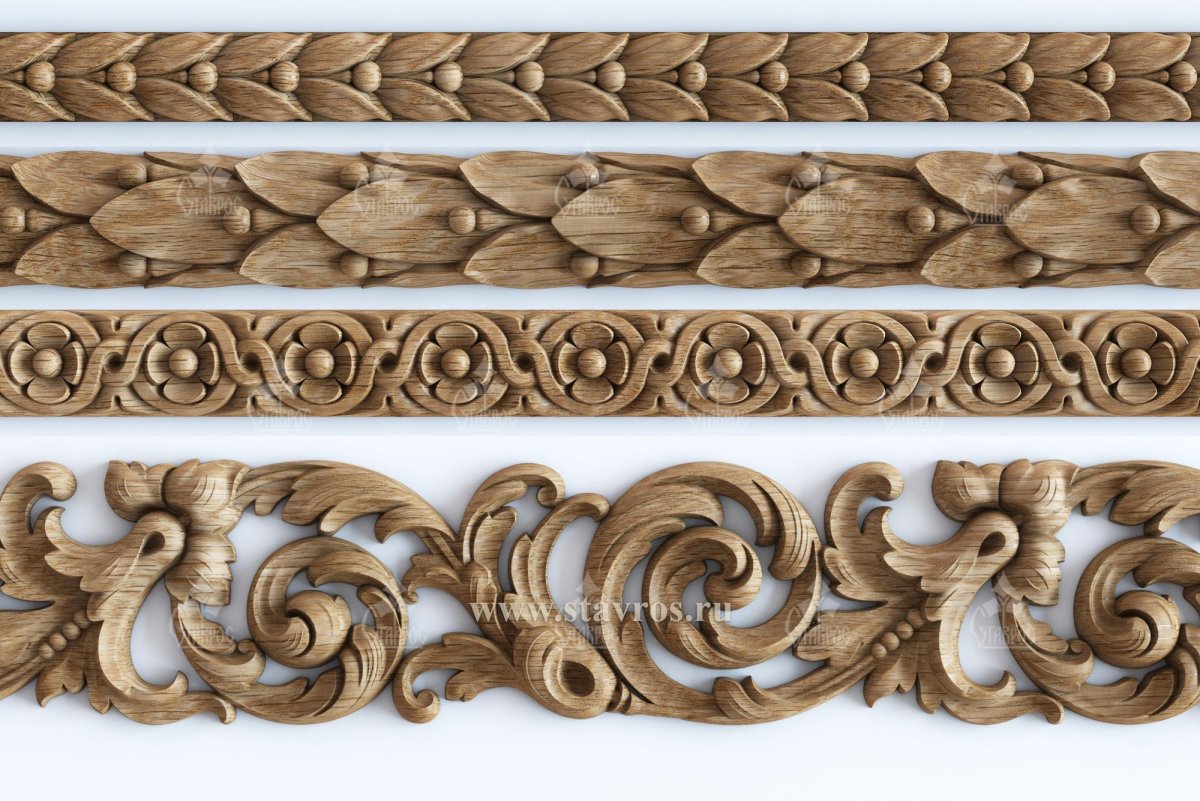 Орнаментальная резьба прорезная