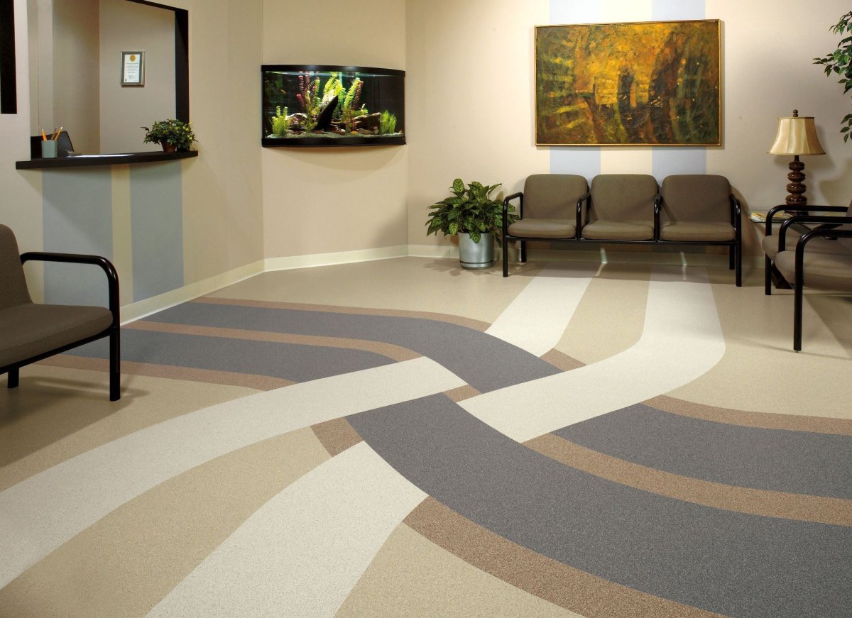 Современные линолеумы для зала