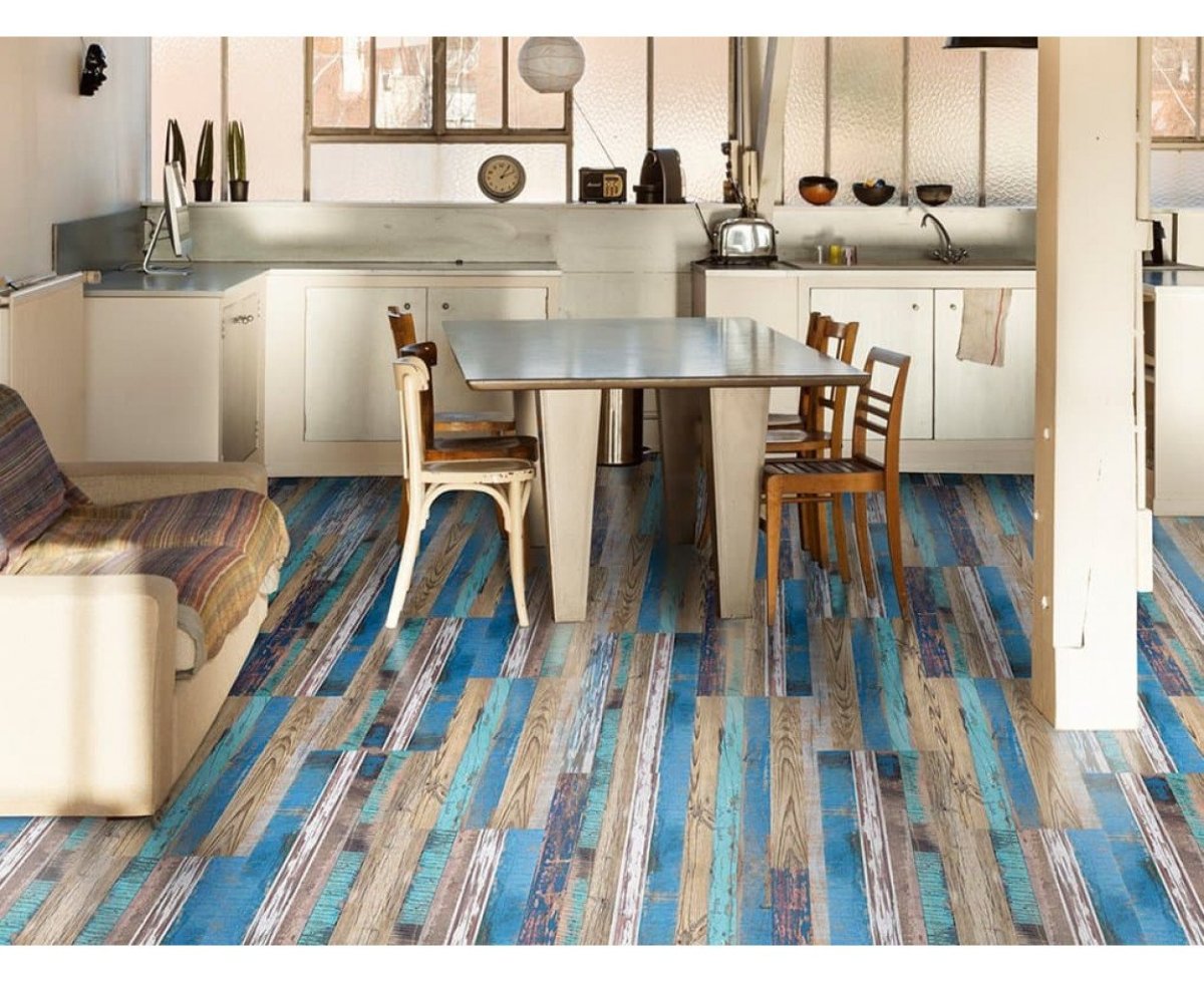 Пробковый пол с фотопечатью клеевой Impuls Motion