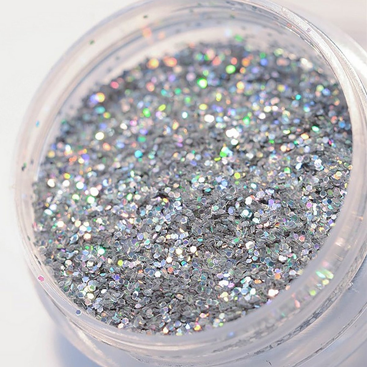 Глиттер Holographic Silver