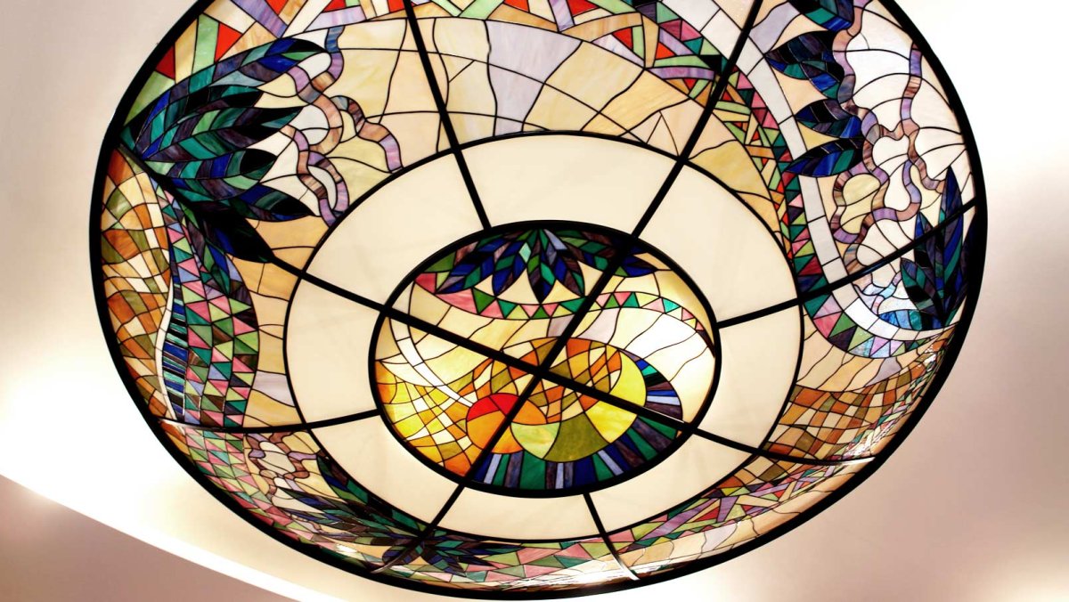 Витражные лампы Тиффани мастер-класс