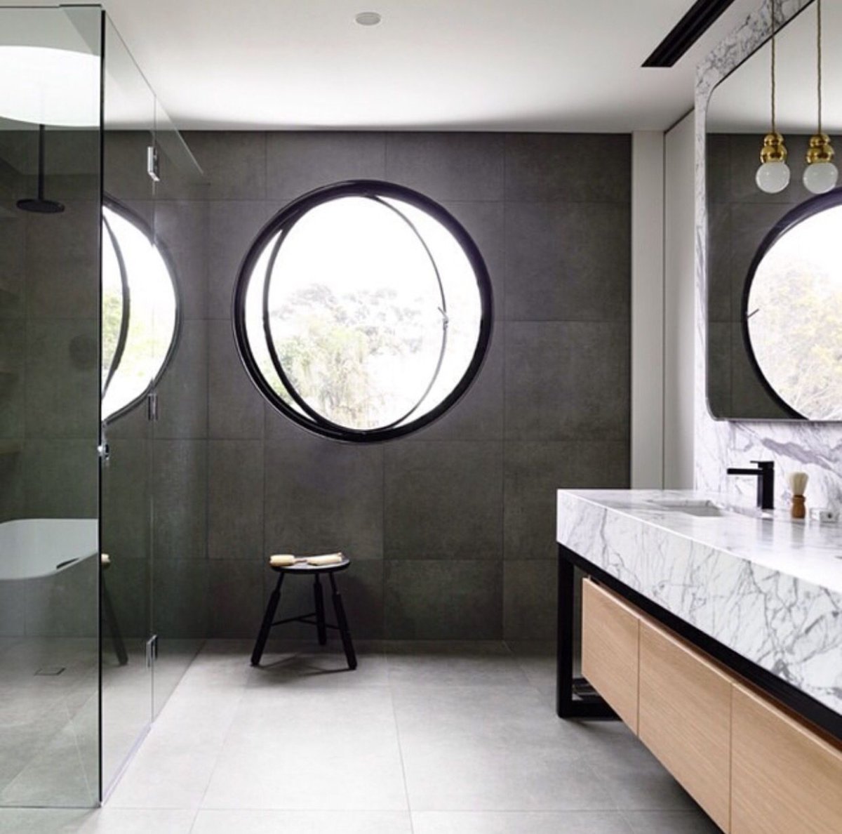 Санузел в стиле Контемпорари