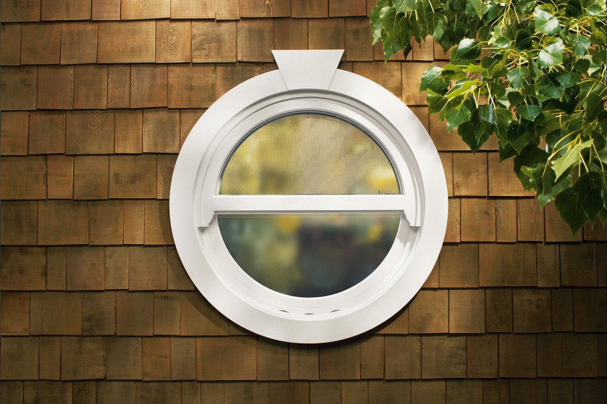 Круглые пластиковые окна