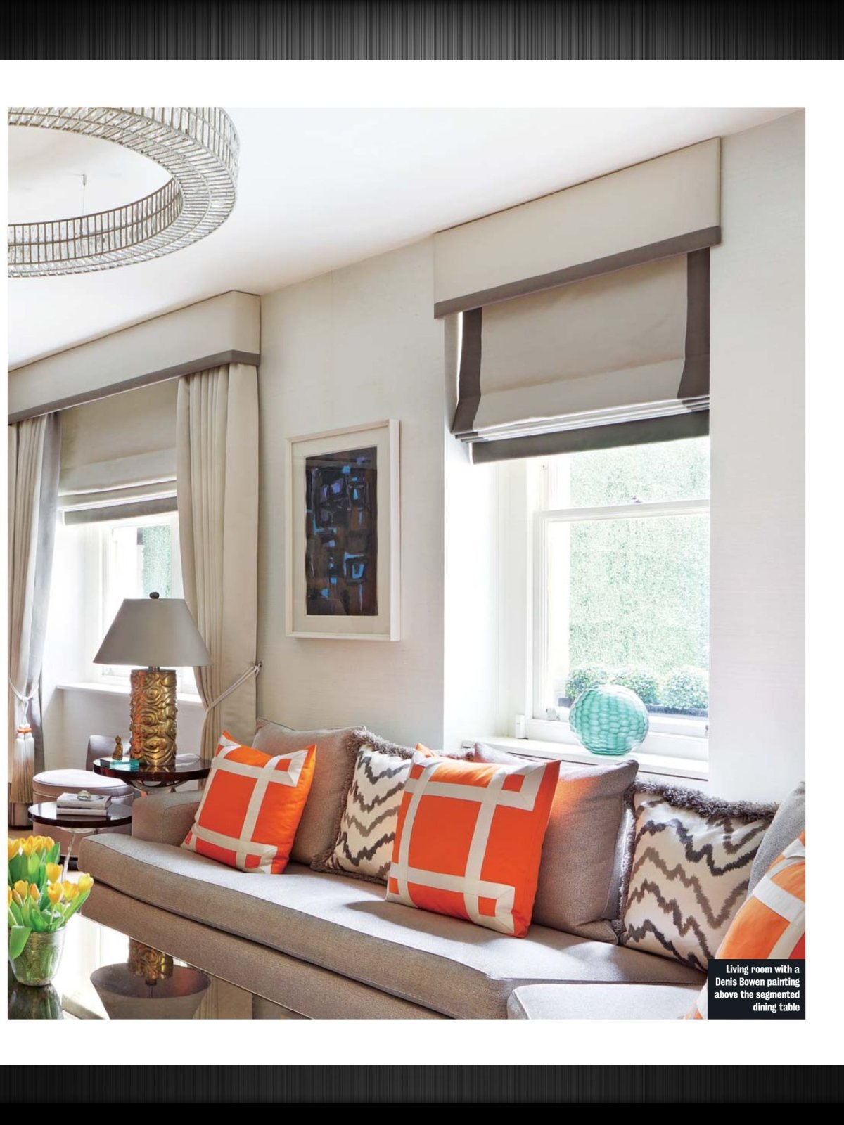 Римская штора в гостиную