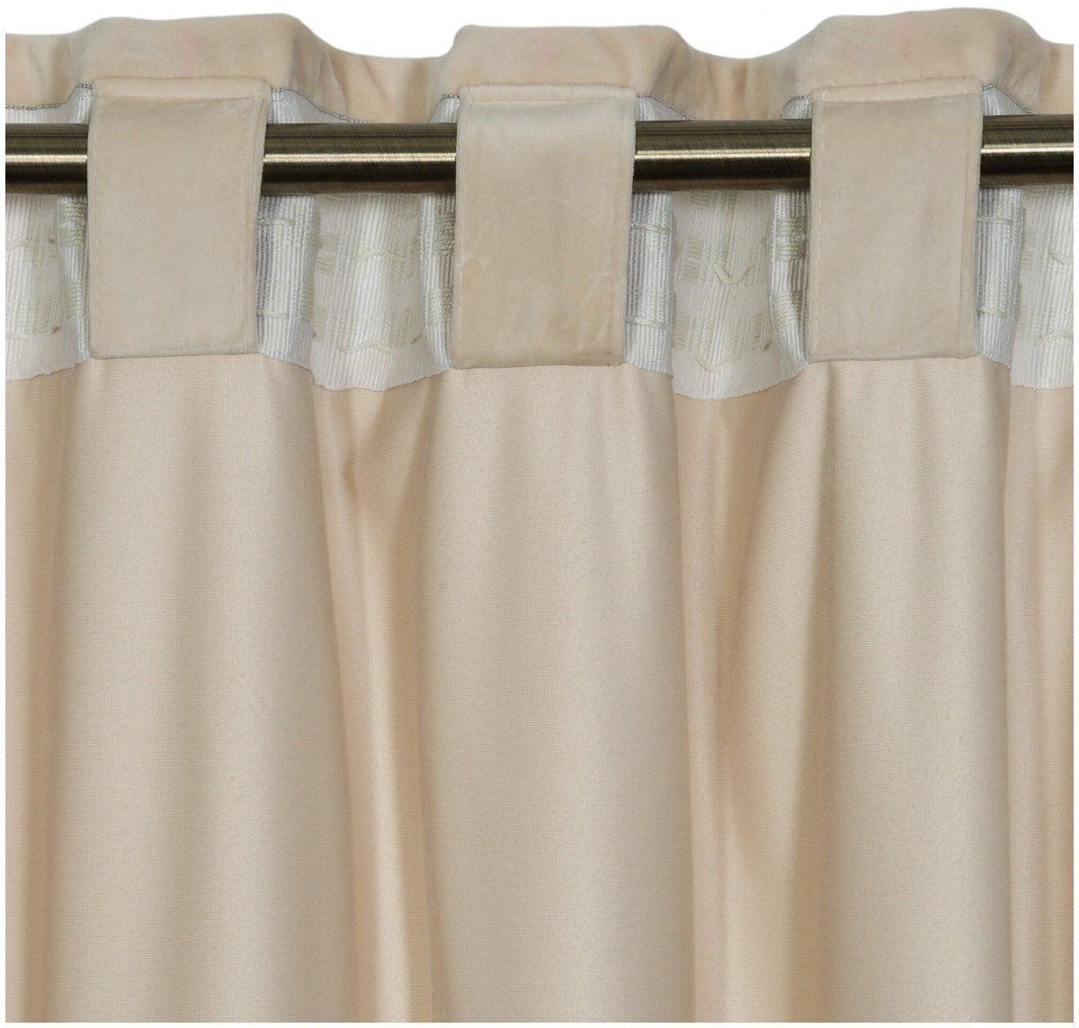 Штора на ленте со скрытыми петлями Tony 200x280