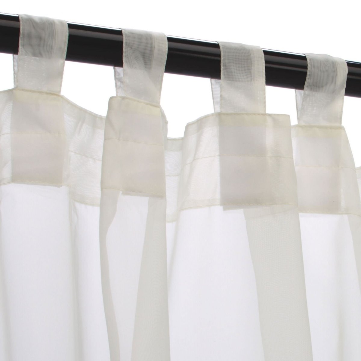 Тюль на петлях с липучками