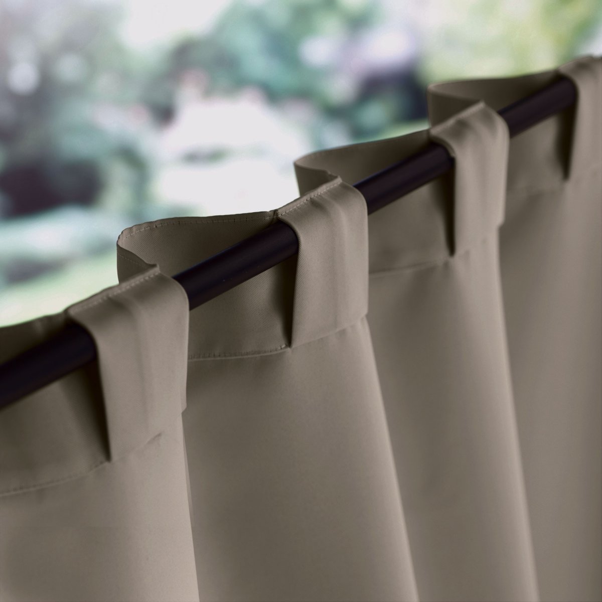 Тюль на петлях с липучками