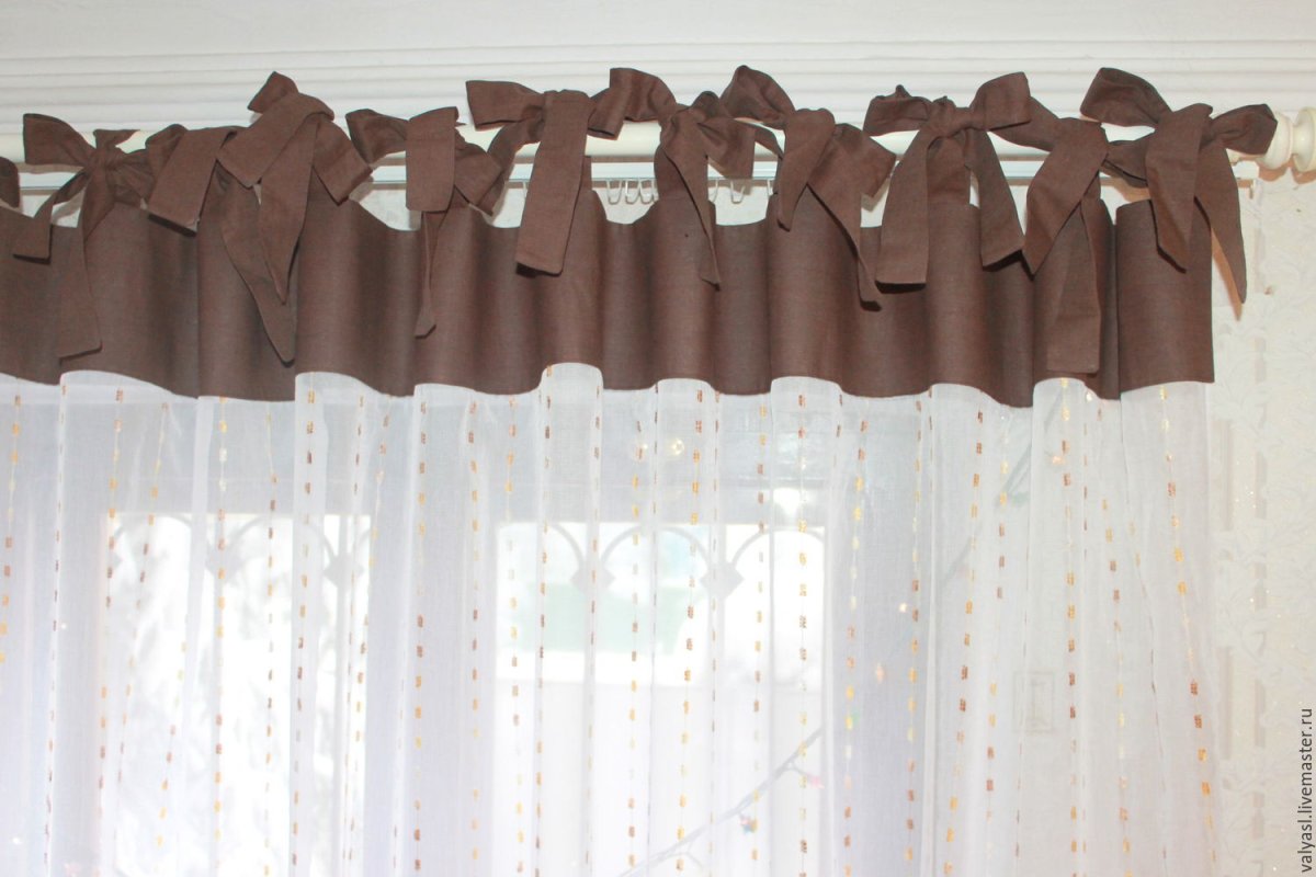 Шторы на завязках