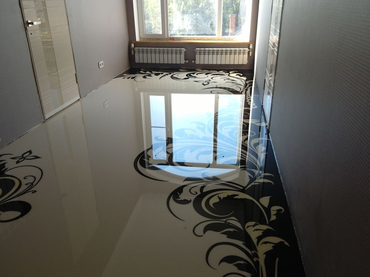 Декоративные наливные полы в квартире