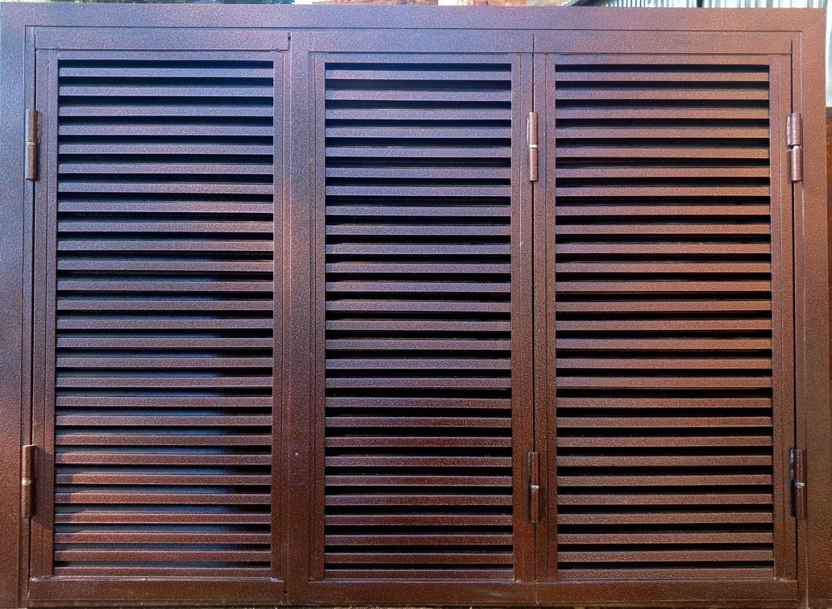 Ставни жалюзийные металлические