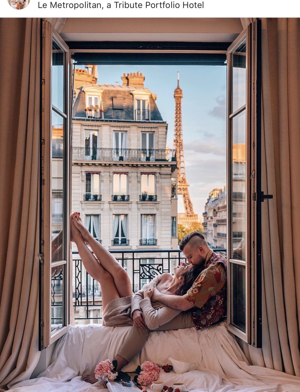 Эстетичная парочка в отеле