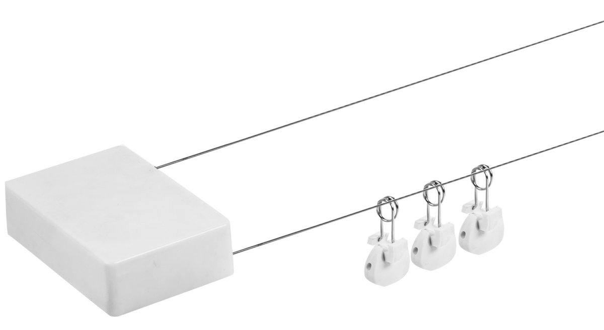 Карниз струнный двухрядный для штор МАСТЕРПЛАСТ 7 М