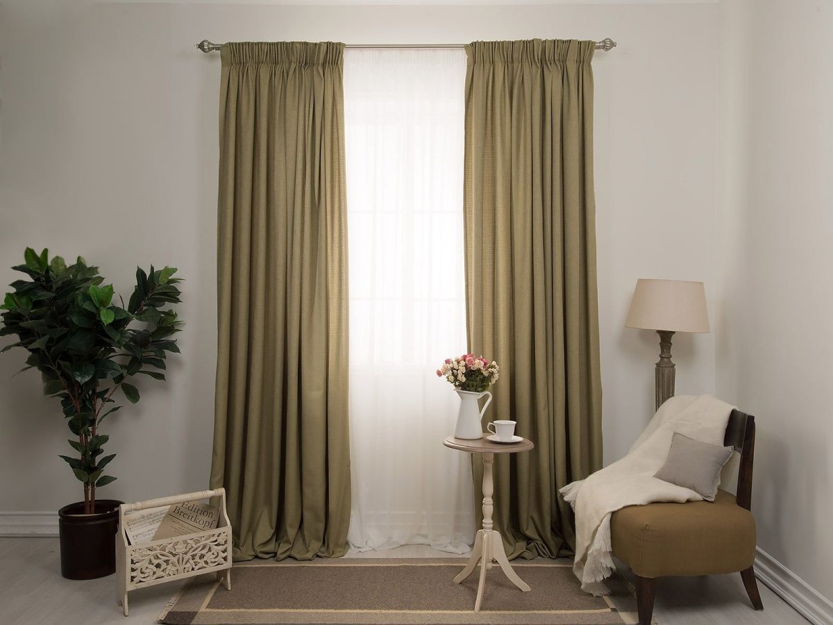 Длинные шторы