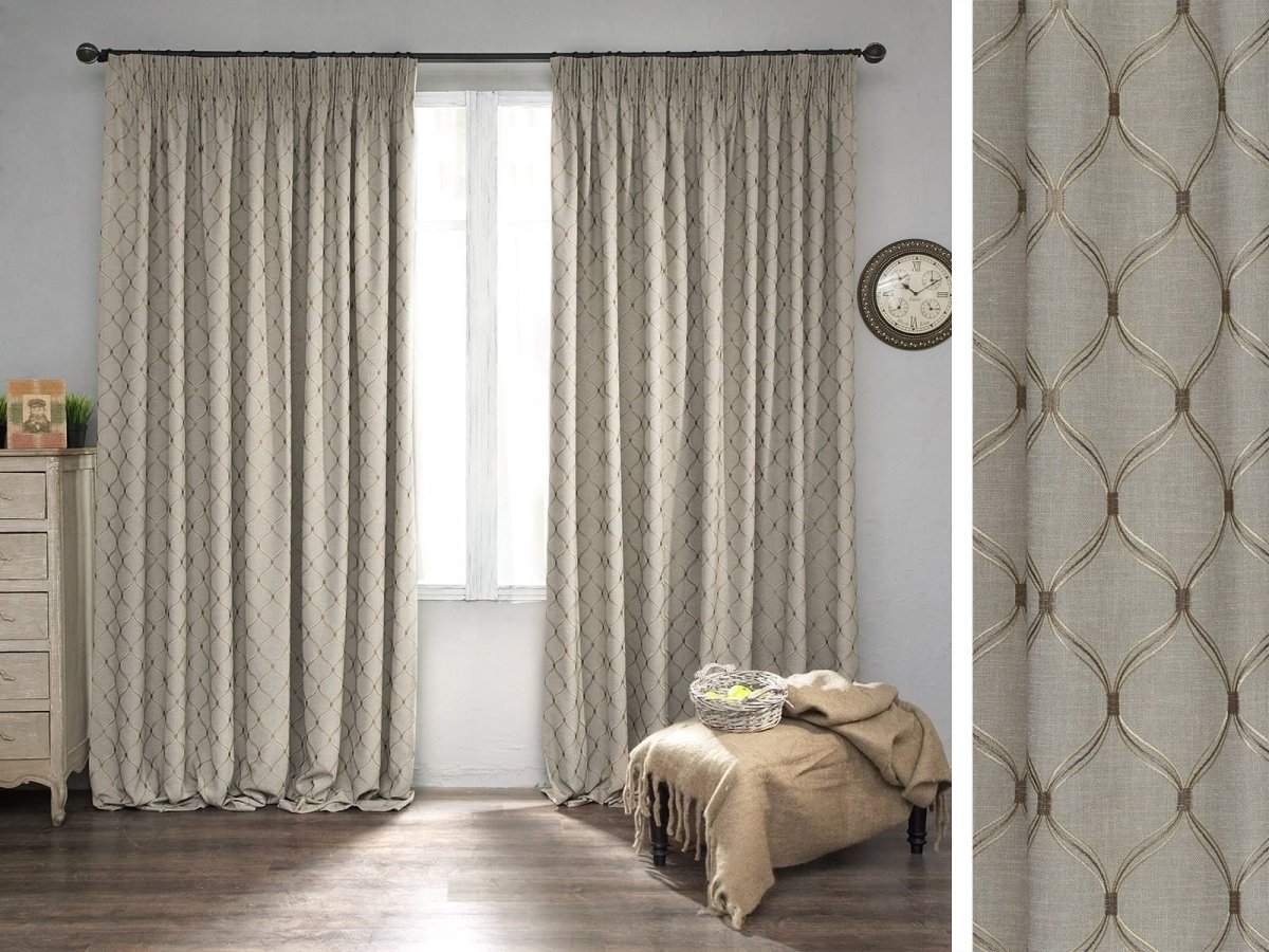 Шторы по полу