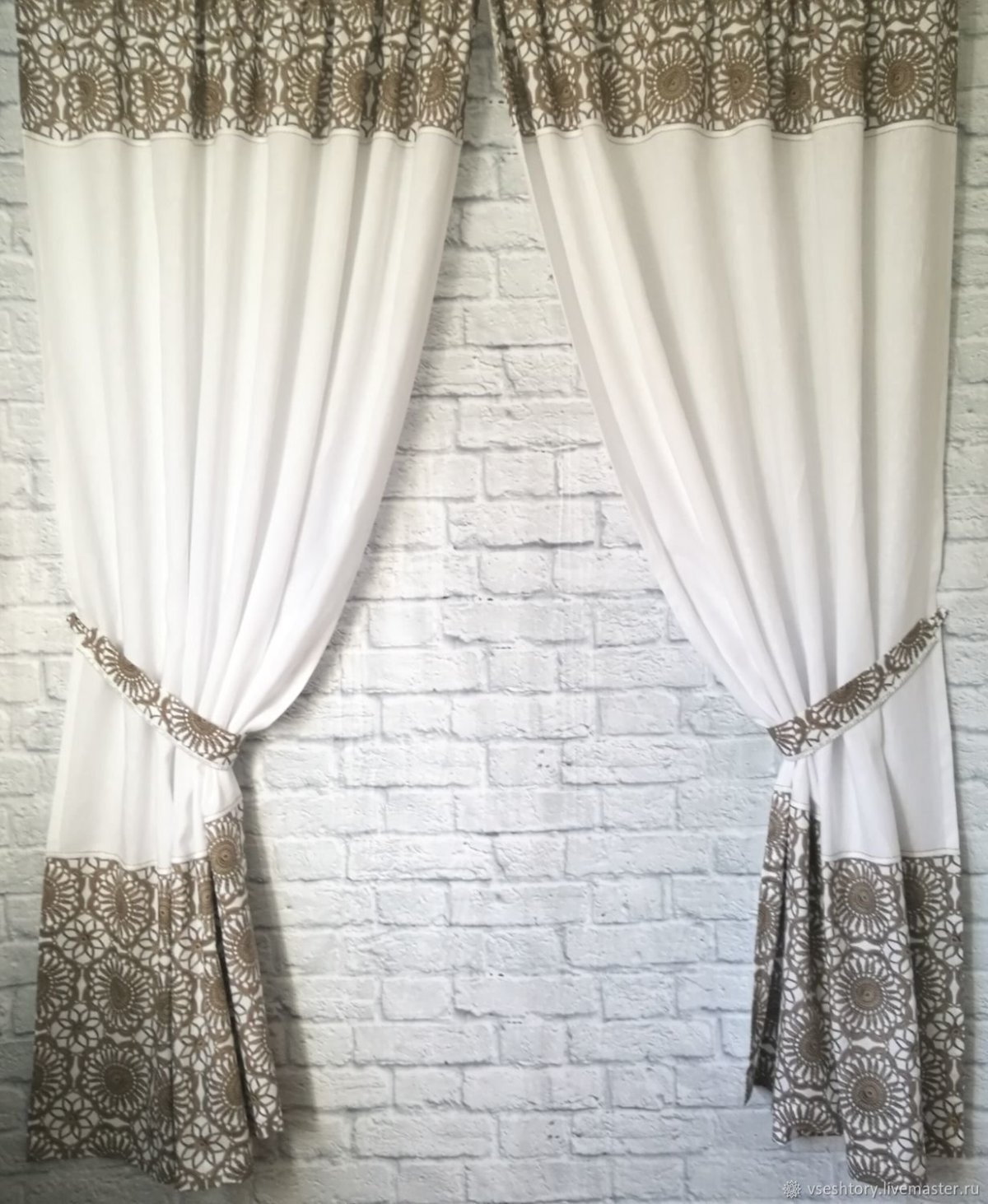 Портьеры с кружевом