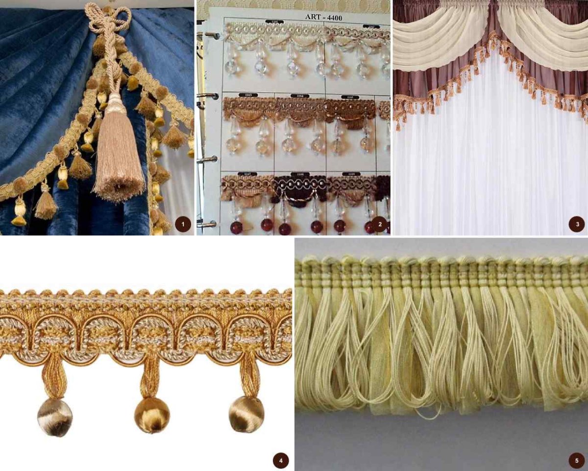 Шторная бахрома на Озоне