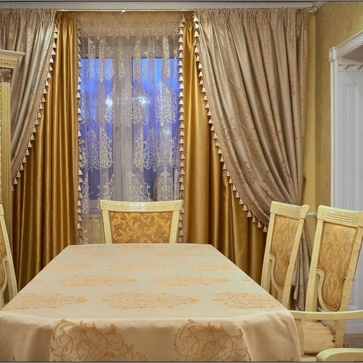 Занавески с бахромой