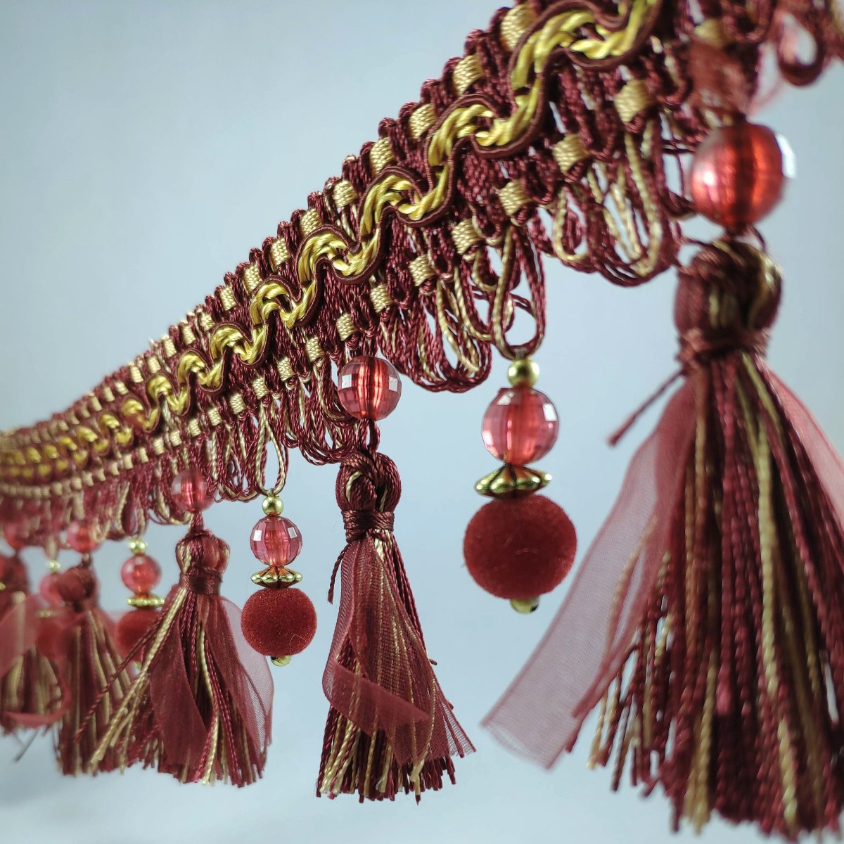 Бахрома для штор с кисточками