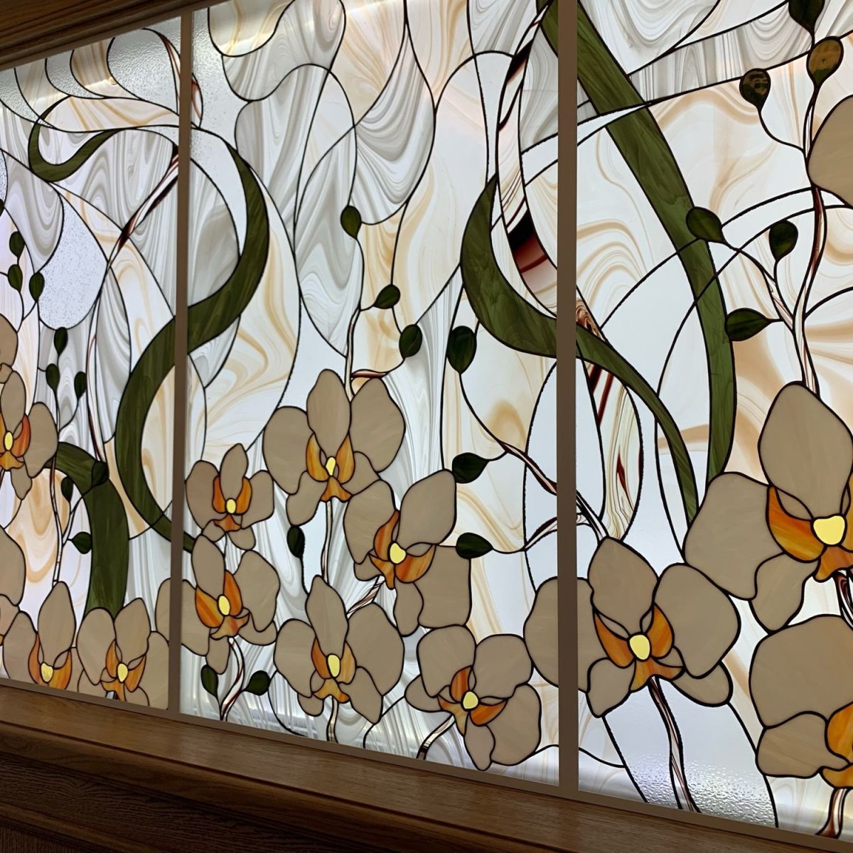 Витраж Тиффани с фьюзингом