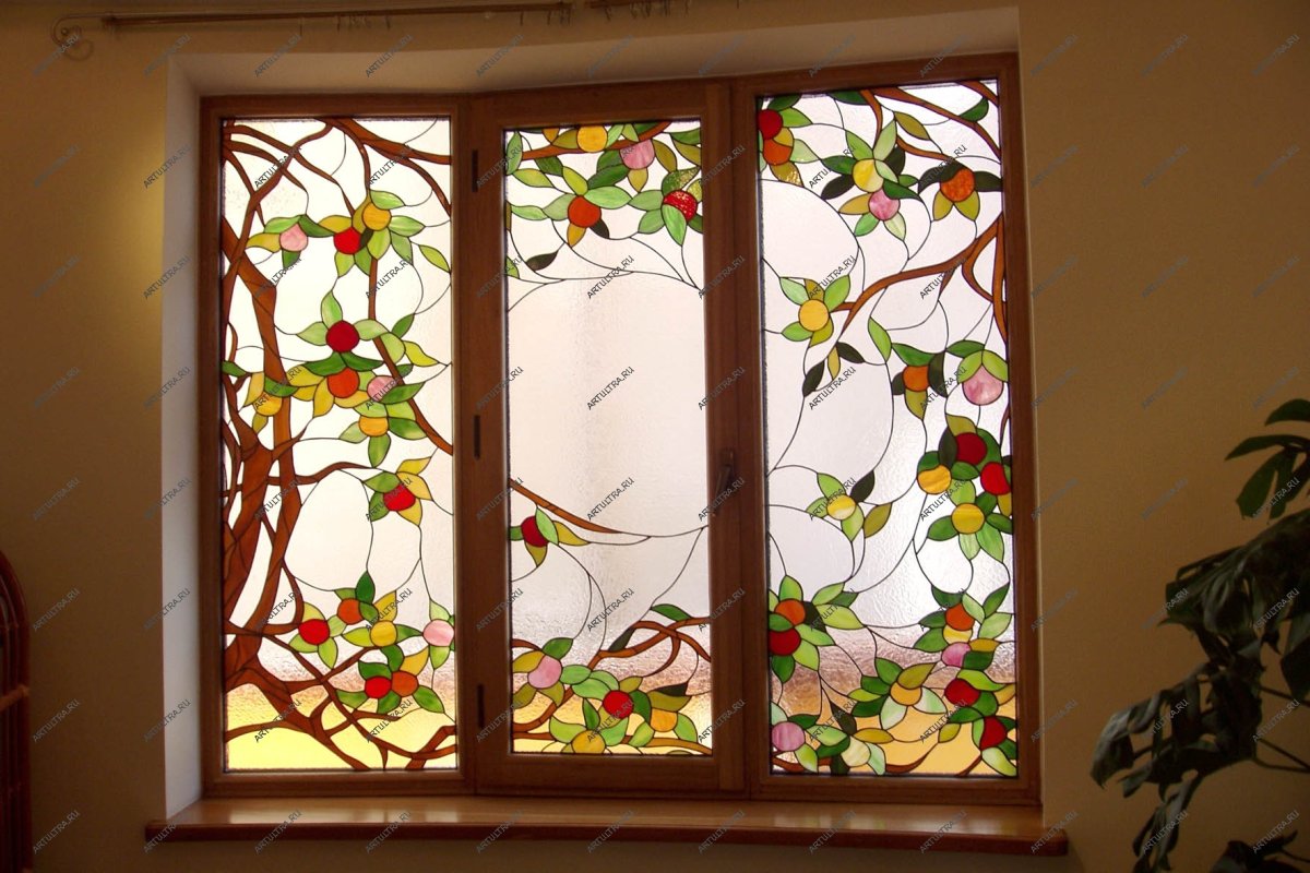 Витражи в интерьере