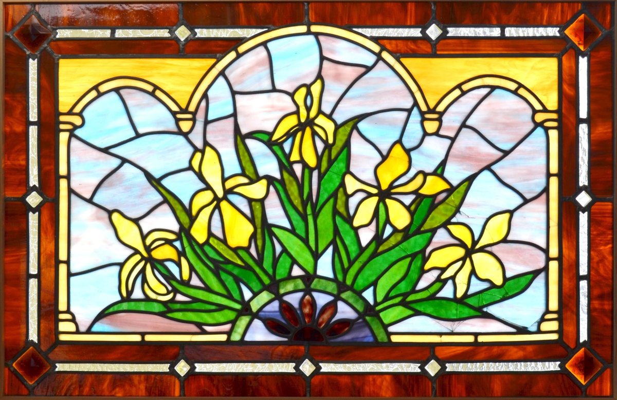 Витражи вертикальные тематика